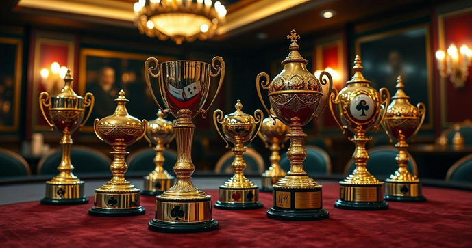 Troféus de Poker: Como Escolher o Ideal para Suas Competições Troféus de Poker: Como Escolher o Ideal para Suas Competições