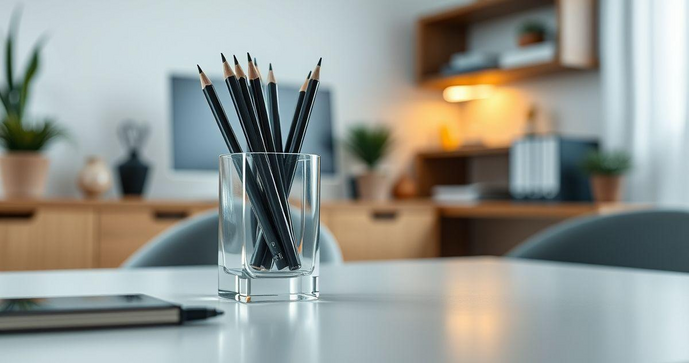 Porta Lápis em Acrílico: A Solução Elegante e Funcional para Organizar Seu Espaço de Trabalho